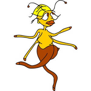 Bee caricature